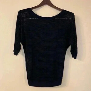 Express Loose Knit Black Sweater Size Small